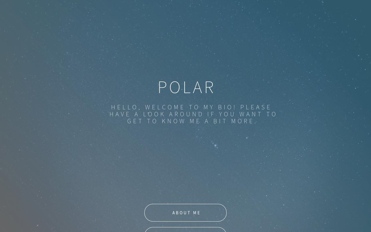 Carrd profile picture for @polar
